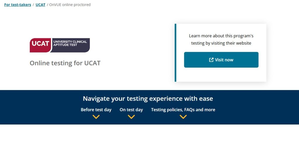 UCAT Pearson Test Centres Glinks